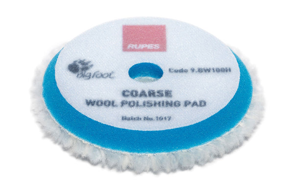 BLUE WOOL POLISHING PAD COARSE - Ø 130/145mm