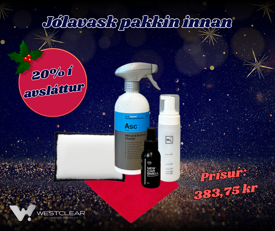 Jólavask pakkin innan