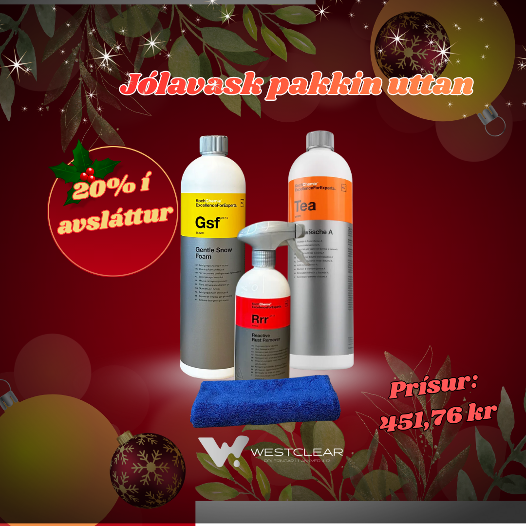 Jólavask pakkin uttan